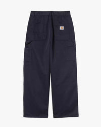 Carhartt WIP Brockman Pant Wide Fit Trousers - Dark Navy Rinsed