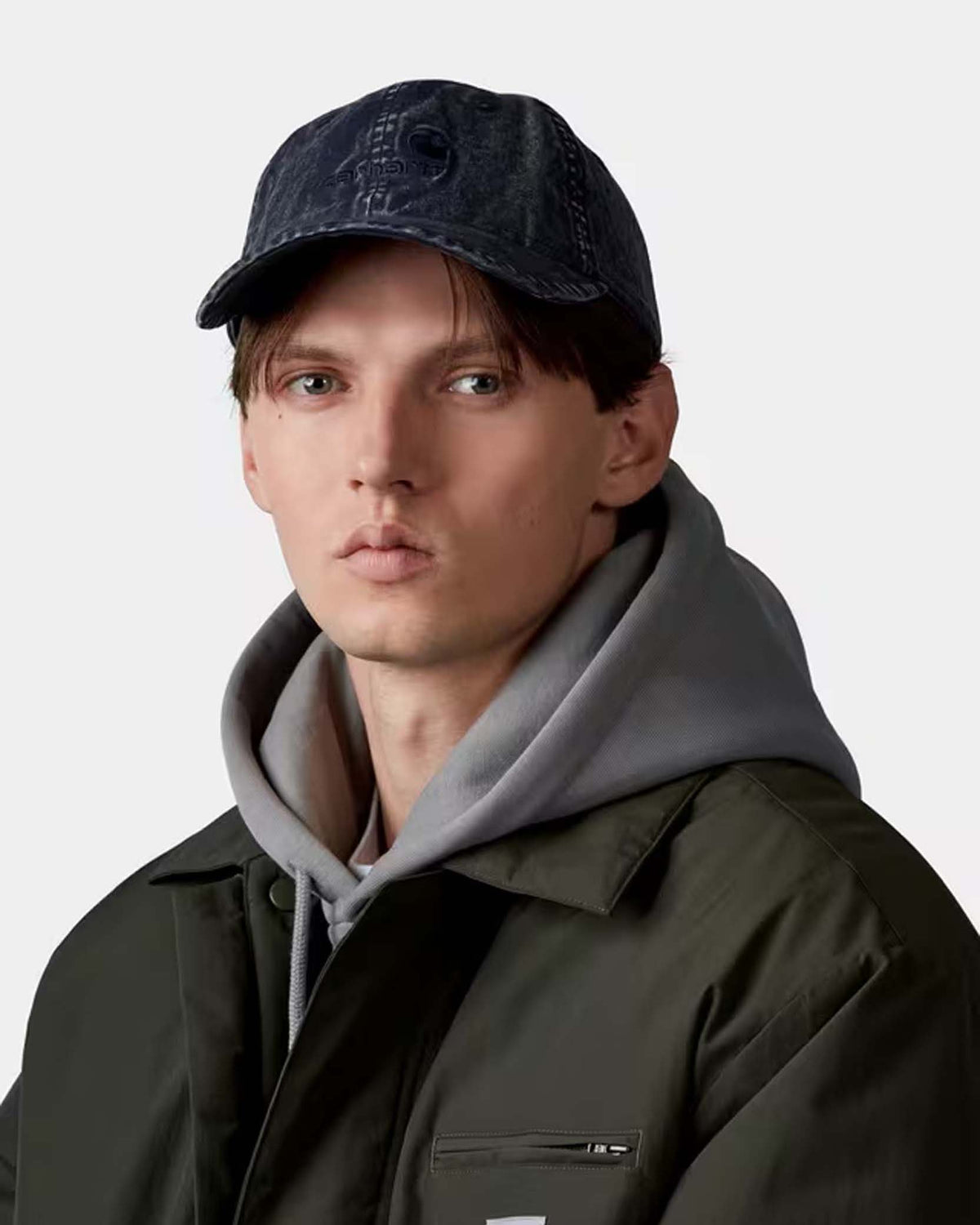Carhartt WIP Lambert Cap - Dark Navy Moon Wash