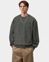 Carhartt WIP Lambert Sweat - Raven Moon Wash