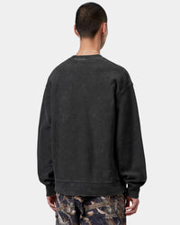 Carhartt WIP Lambert Sweat - Black Moon Wash