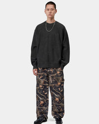 Carhartt WIP Lambert Sweat - Black Moon Wash