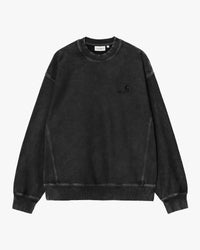 Carhartt WIP Lambert Sweat - Black Moon Wash