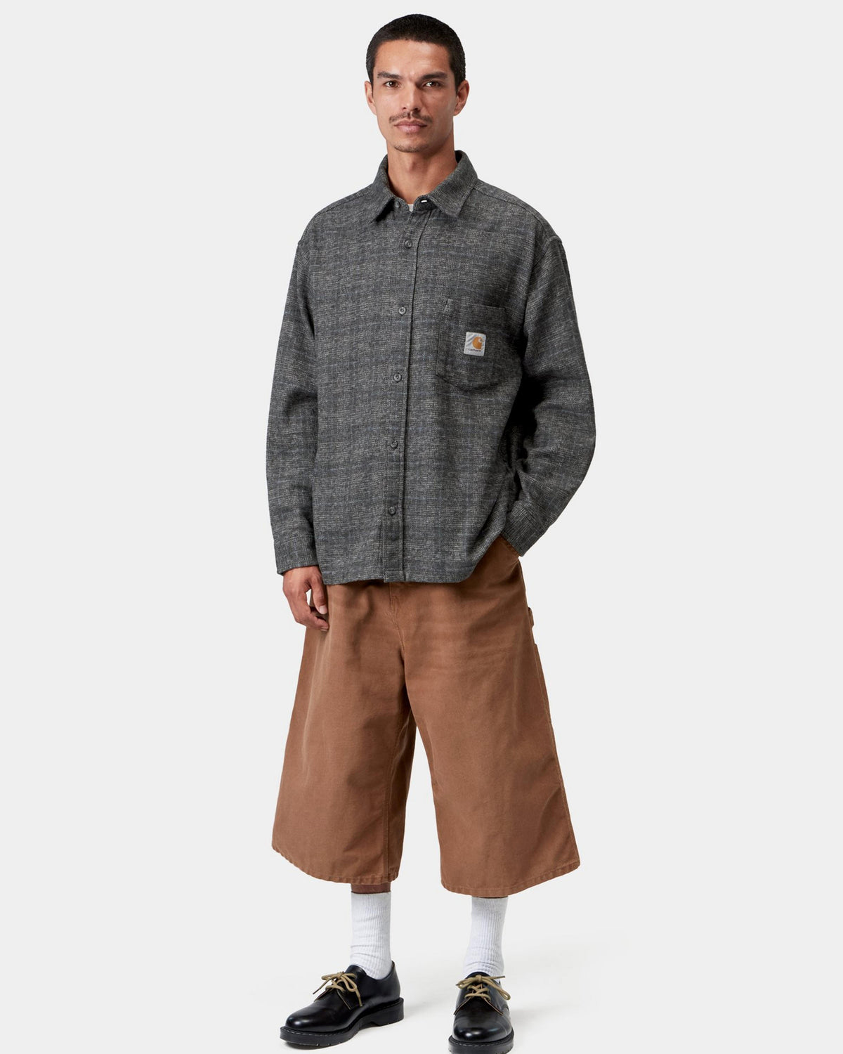 Carhartt WIP L/S Bagley Shirt - Bagley Check / Black