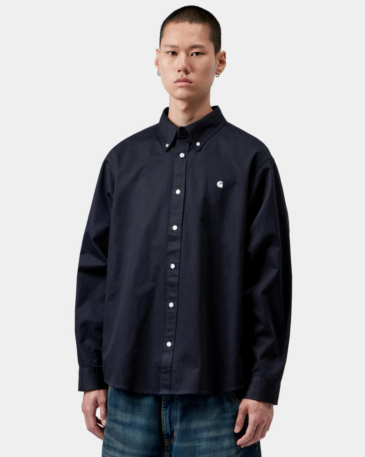 Carhartt WIP L/S OG Madison Shirt - Dark Navy