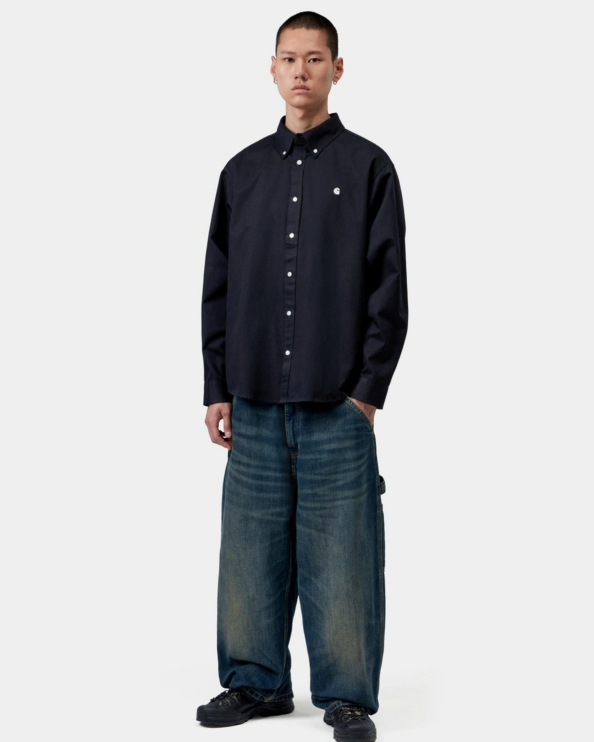 Carhartt WIP L/S OG Madison Shirt - Dark Navy