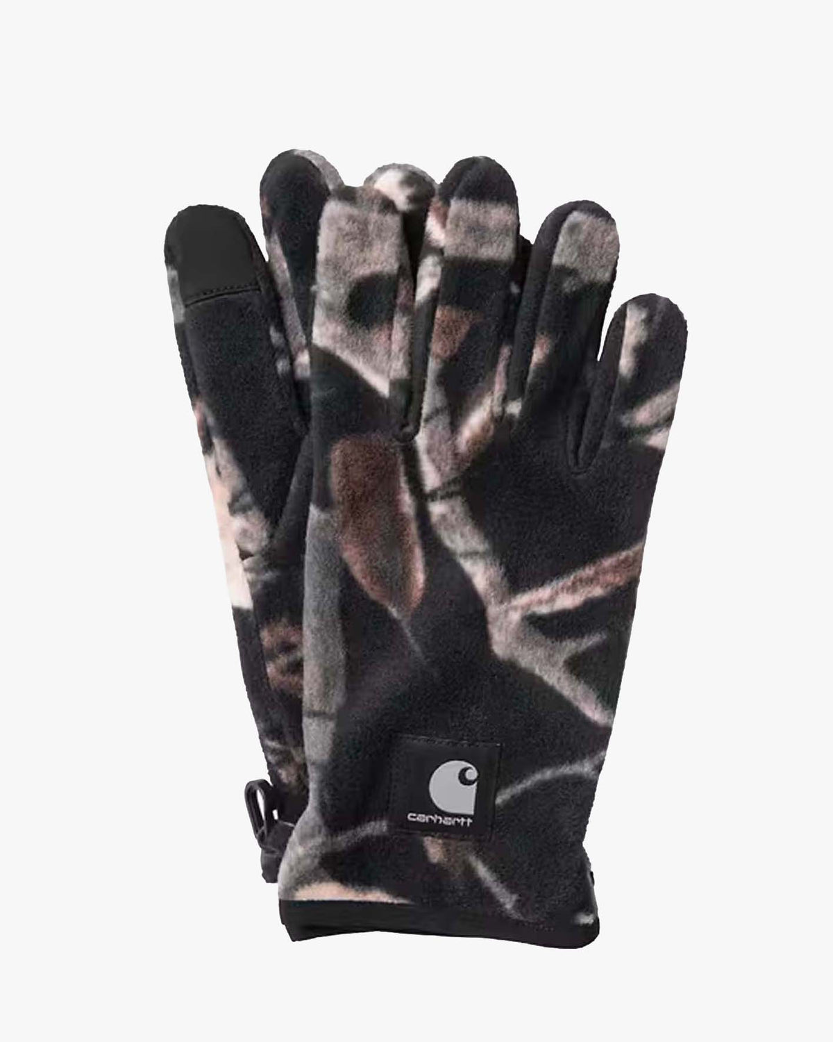 Carhartt WIP Blevin Gloves - Camo Feather Tree / Black