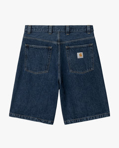 Carhartt WIP Brandon Denim Shorts - Blue Stone Washed