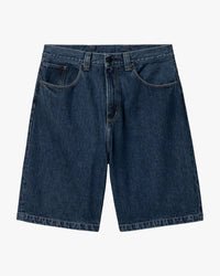 Carhartt WIP Brandon Denim Shorts - Blue Stone Washed | Carhartt WIP Shorts | JEANSTORE