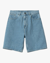 Carhartt WIP Brandon Denim Shorts - Blue Stone Bleached | Carhartt WIP Shorts | JEANSTORE