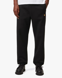 Carhartt WIP Chase Sweat Pant - Black / Gold