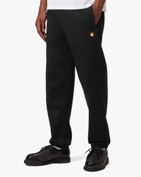 Carhartt WIP Chase Sweat Pant - Black / Gold