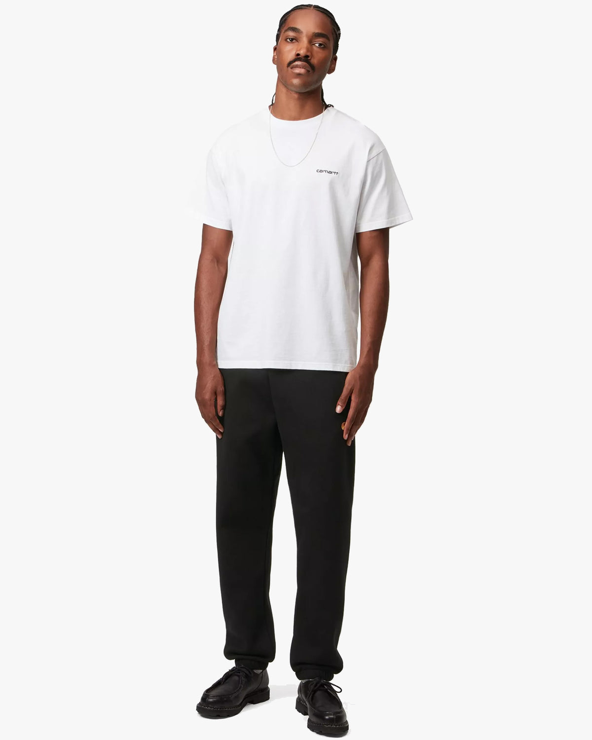 Carhartt WIP Chase Sweat Pant - Black / Gold