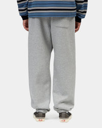 Carhartt WIP Chase Sweat Pant - Grey Heather / Gold