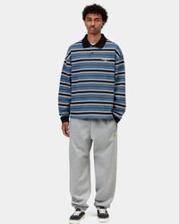 Carhartt WIP Chase Sweat Pant - Grey Heather / Gold