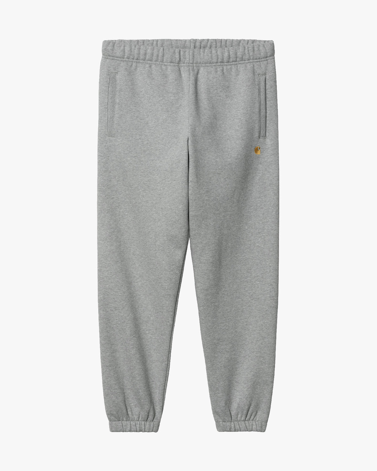Carhartt WIP Chase Sweat Pant - Grey Heather / Gold