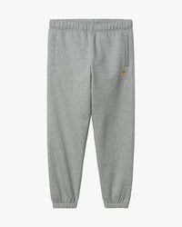 Carhartt WIP Chase Sweat Pant - Grey Heather / Gold