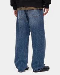 Carhartt WIP Payson Pant Wide Straight Mens Jeans - Blue Marble Used Wash