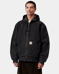 Carhartt WIP OG Active Jacket - Black Stone Washed