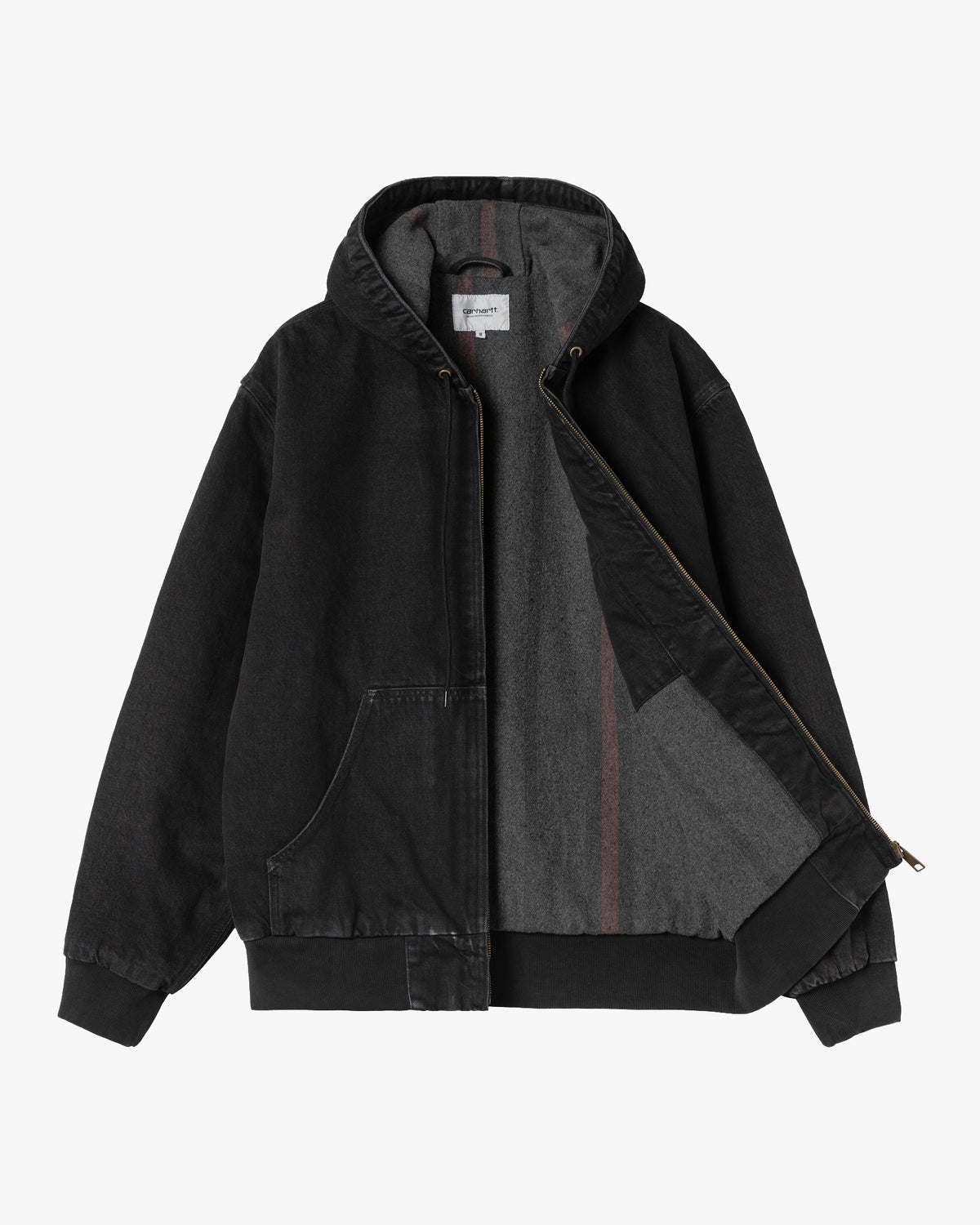 Carhartt WIP OG Active Jacket - Black Stone Washed