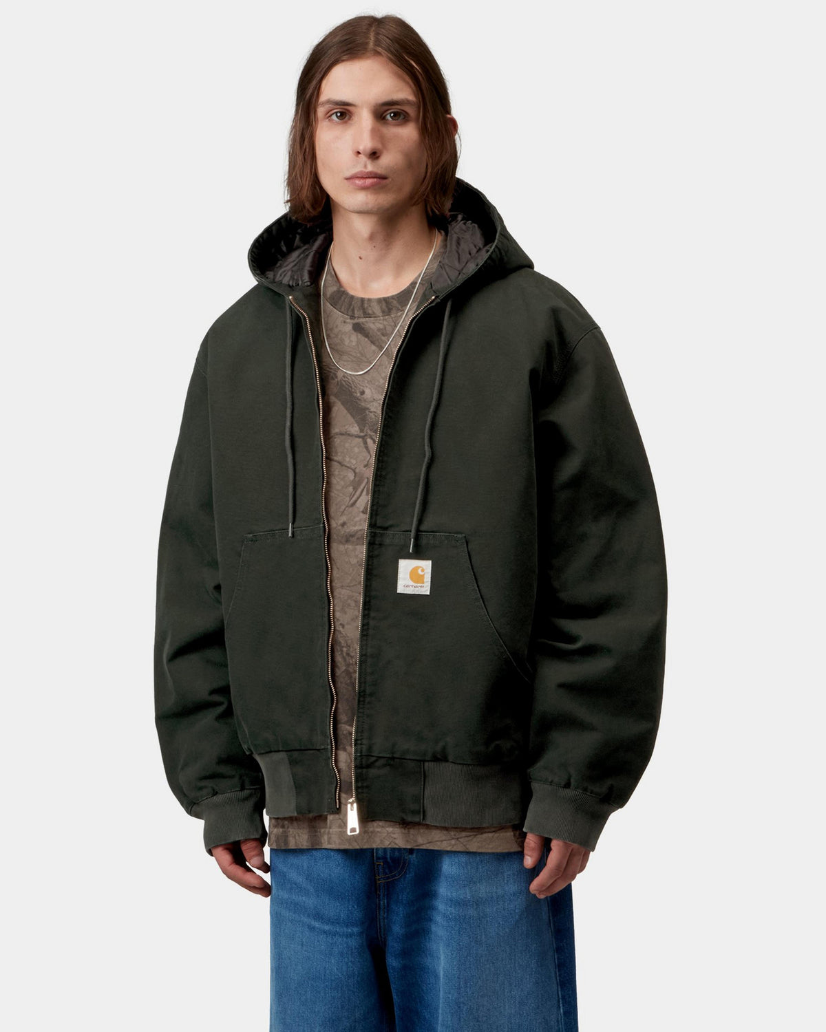 Carhartt WIP OG Active Jacket - Raven Stone Canvas