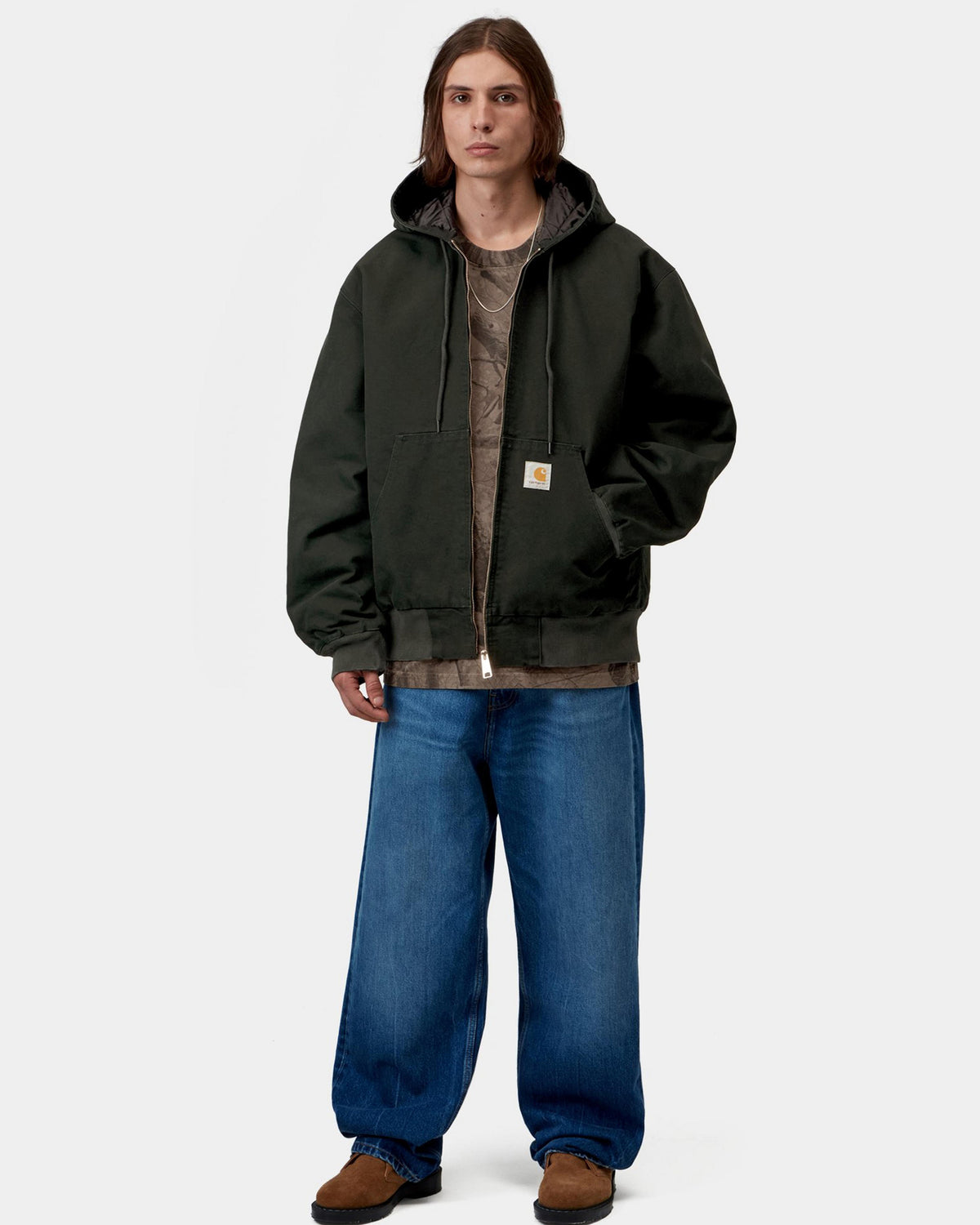 Carhartt WIP OG Active Jacket - Raven Stone Canvas