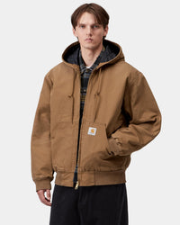 Carhartt WIP OG Active Jacket - WIP Hamilton Brown Stone Canvas