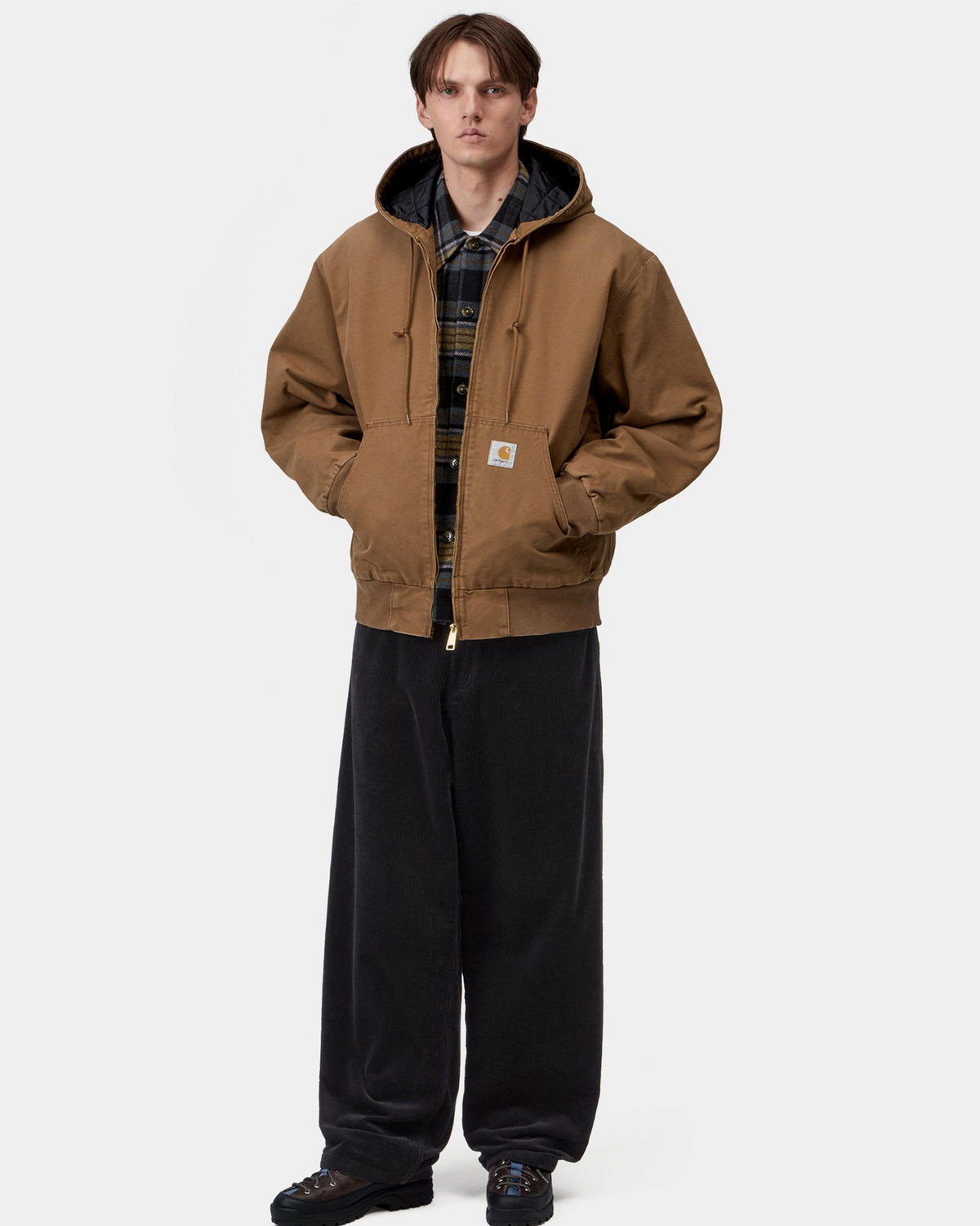 Carhartt WIP OG Active Jacket - WIP Hamilton Brown Stone Canvas