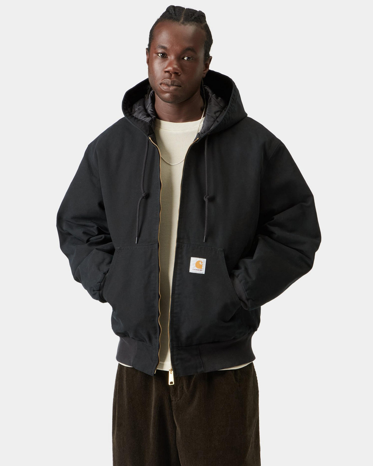 Carhartt WIP OG Active Jacket - Black Stone Canvas
