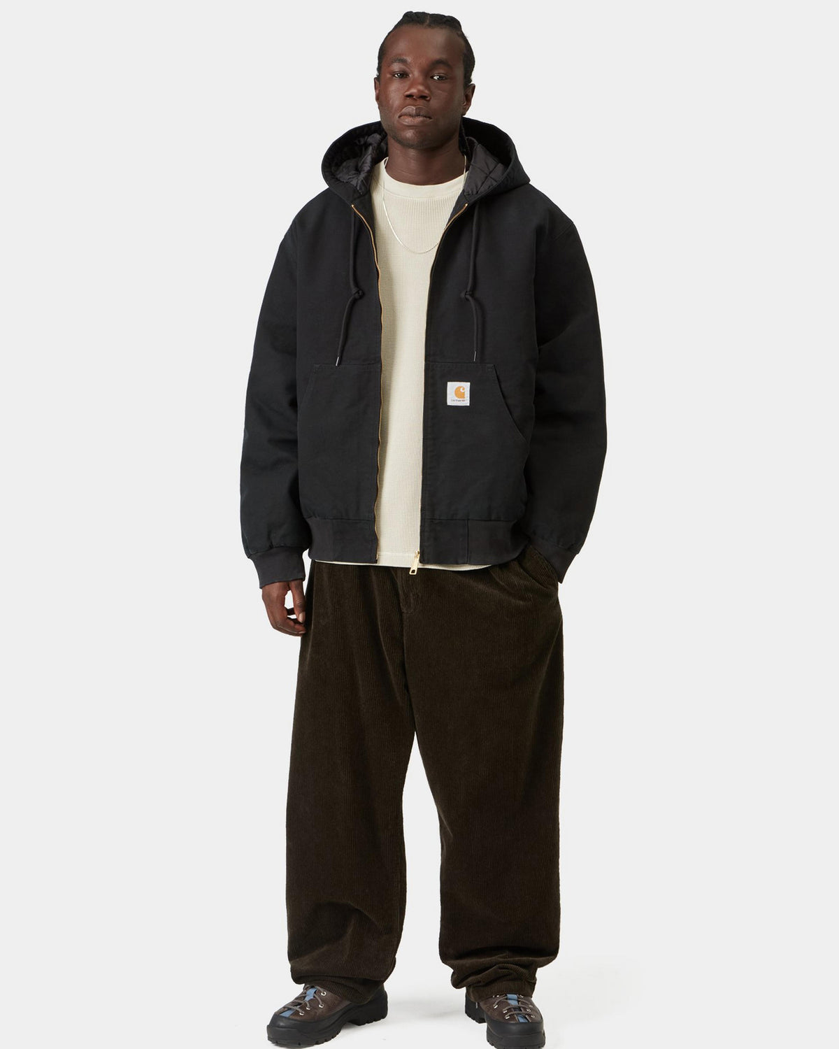 Carhartt WIP OG Active Jacket - Black Stone Canvas