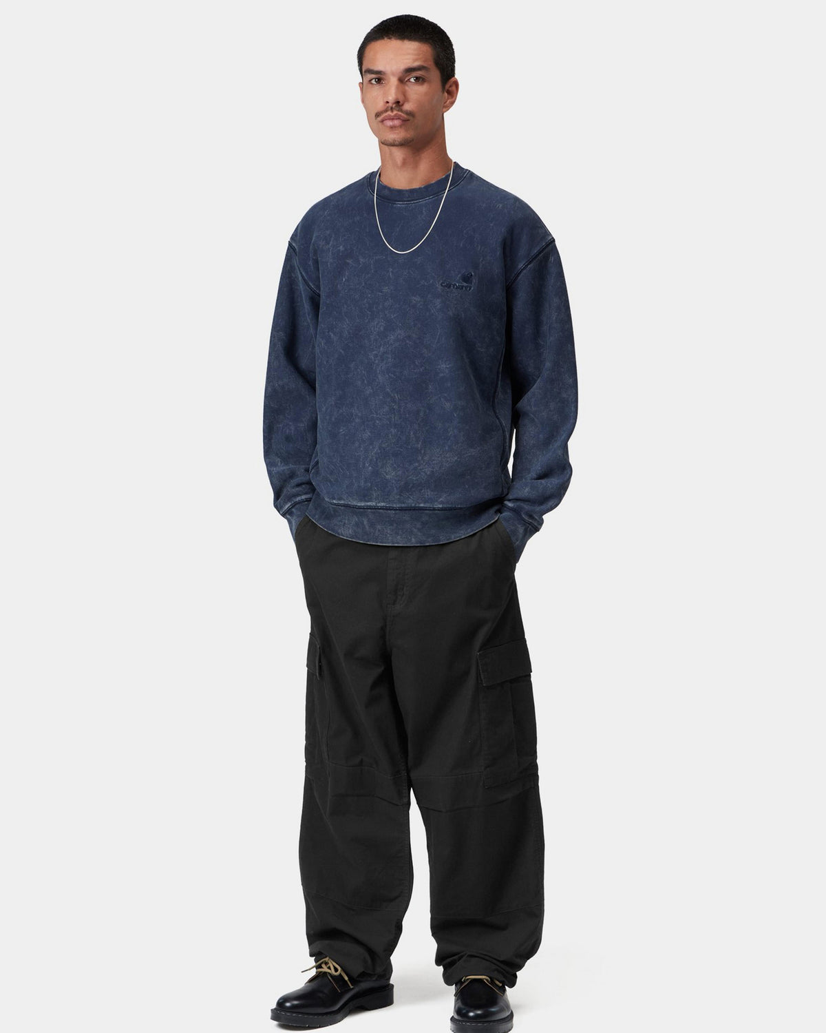 Carhartt WIP OG Cargo Pant - Black Stone Washed