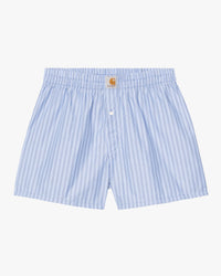 Carhartt WIP Cotton Boxer - Keene Stripe / Curacao | Carhartt WIP Underwear | Jeanstore