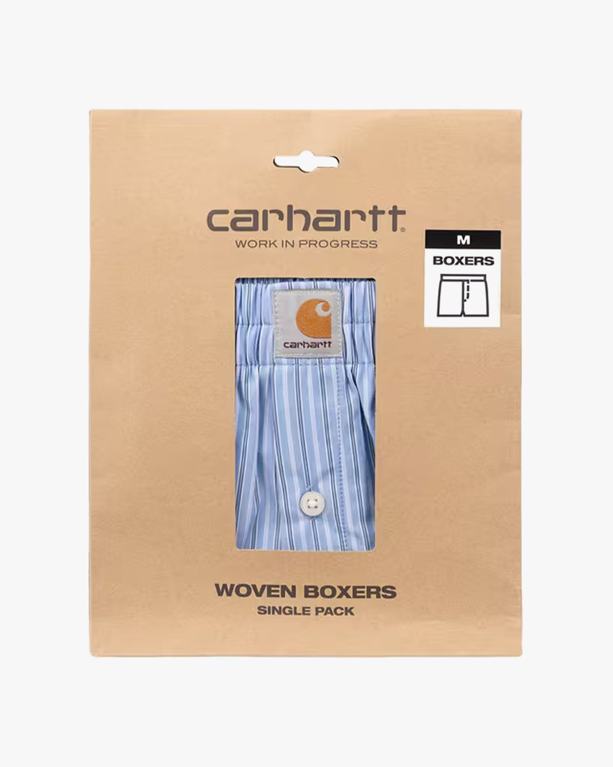 Carhartt WIP Cotton Boxer - Keene Stripe / Curacao