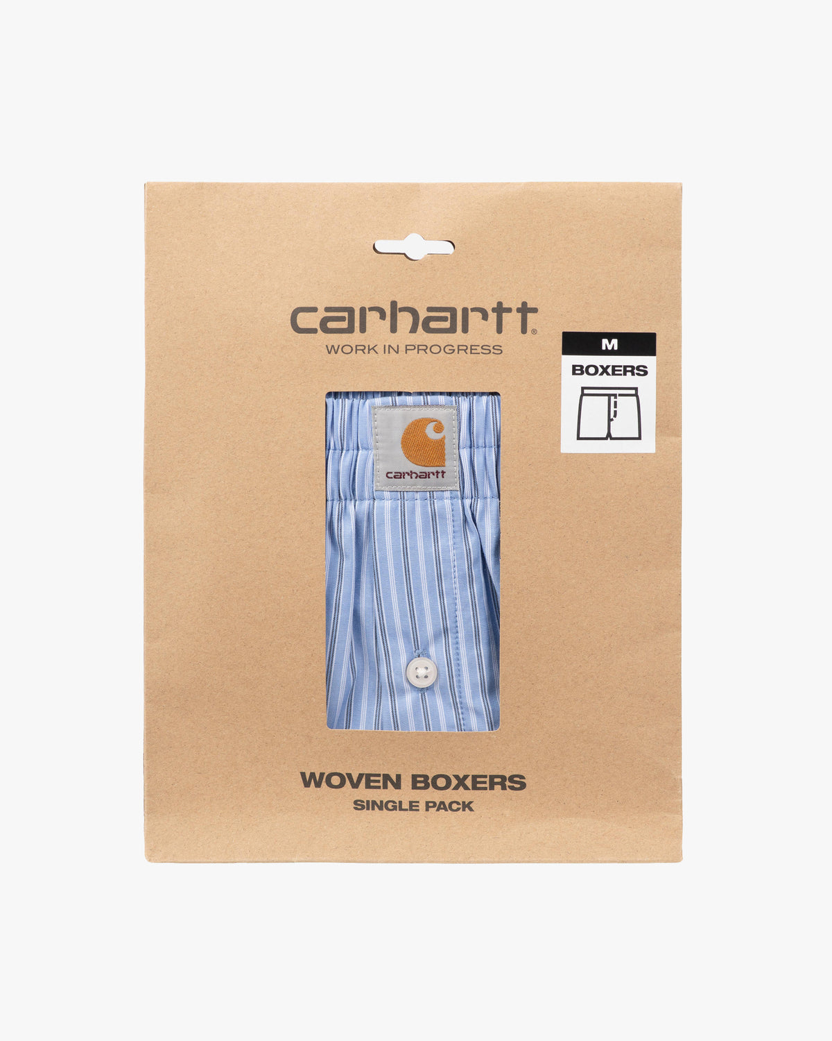 Carhartt WIP Cotton Boxer - Keene Stripe / Curacao | Carhartt WIP Underwear | Jeanstore