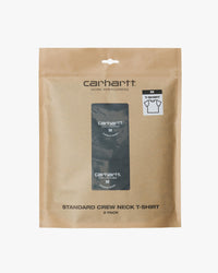 Carhartt WIP 2-Pack Crew Neck Tees - Black | Carhartt WIP T Shirts | Jeanstore