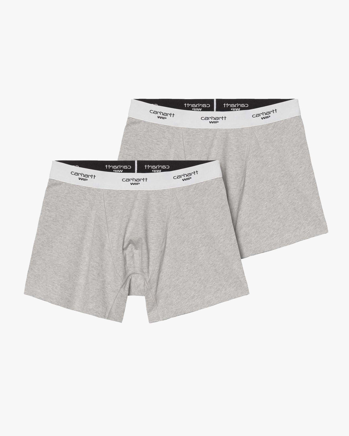 Carhartt WIP Cotton Trunks 2pk - Grey Heather | Carhartt WIP Underwear | Jeanstore