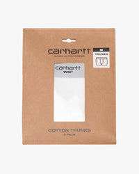 Carhartt WIP Cotton Trunks 2pk - White | Carhartt WIP Underwear | Jeanstore