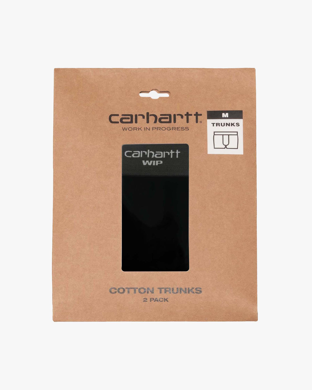 Carhartt WIP Cotton Trunks 2pk - Black | Carhartt WIP Underwear | Jeanstore