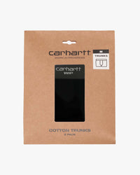 Carhartt WIP Cotton Trunks 2pk - Black | Carhartt WIP Underwear | Jeanstore