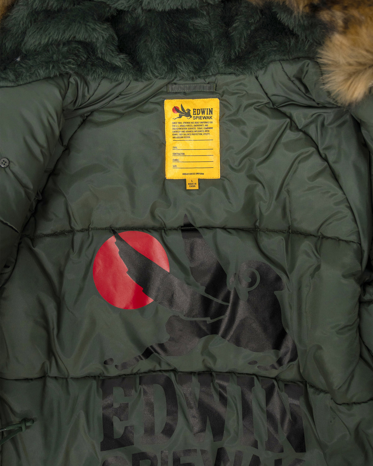 Edwin x Spiewak Snorkel Parka - Sage