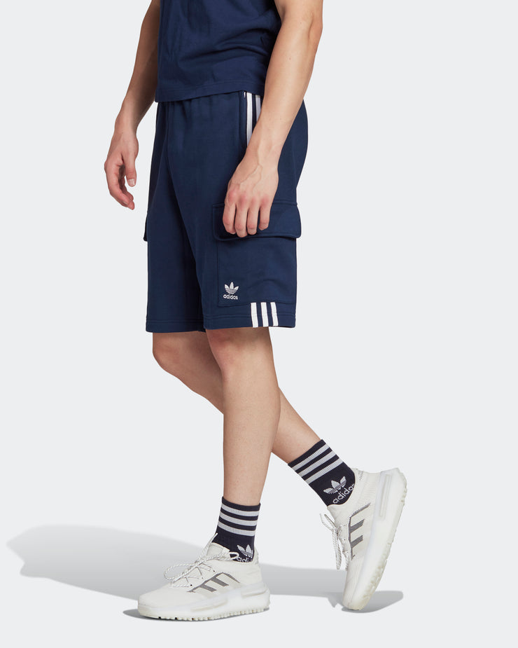 Adidas Originals 3 Stripes Cargo Shorts - Night Indigo