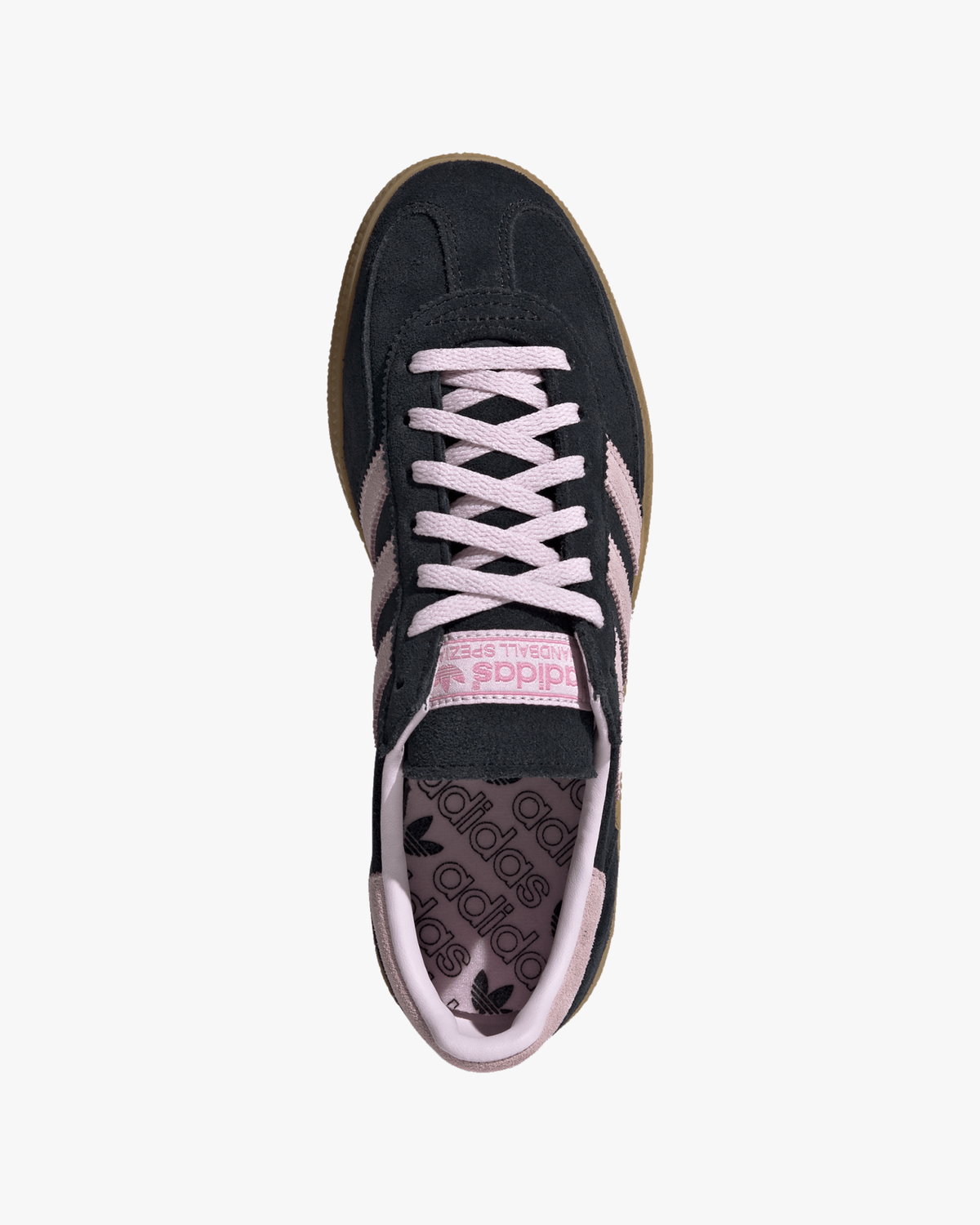 Adidas Womens Handball Spezial - Core Black / Clear Pink / Gum | Adidas Originals Trainers | JEANSTORE