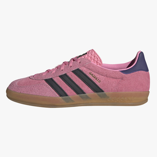 Adidas Gazelle Indoor - Bliss Pink / Core Black / Collegiate Purple from side