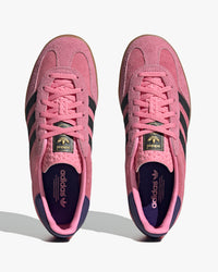 Adidas Gazelle Indoor - Bliss Pink / Core Black / Collegiate Purple - pair from above
