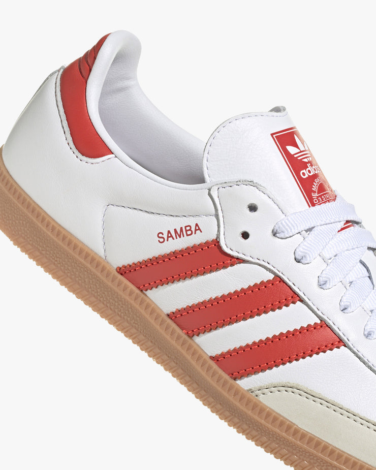 Samba white and red on sale