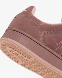 adidas campus 00s sandstone pink trainers heel and gum sole detail view