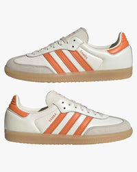 Adidas Womens Samba OG - Off White / Dusky Orange / Gum