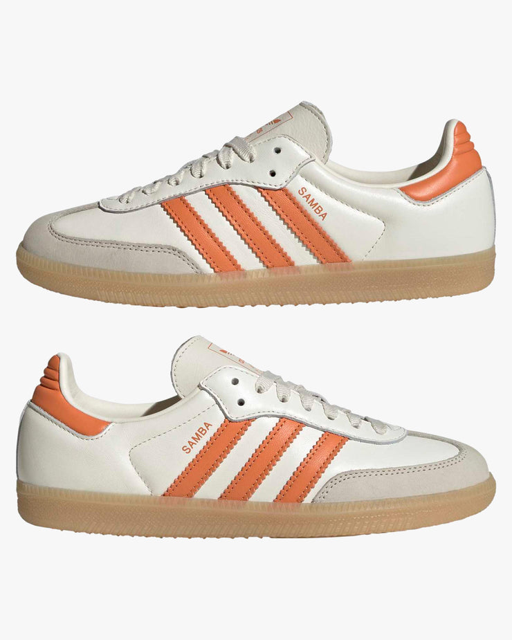 Adidas Womens Samba OG - Off White / Dusky Orange / Gum