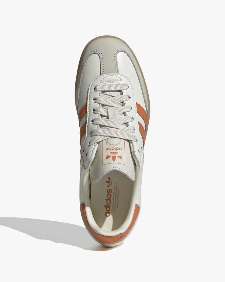 Adidas Womens Samba OG - Off White / Dusky Orange / Gum