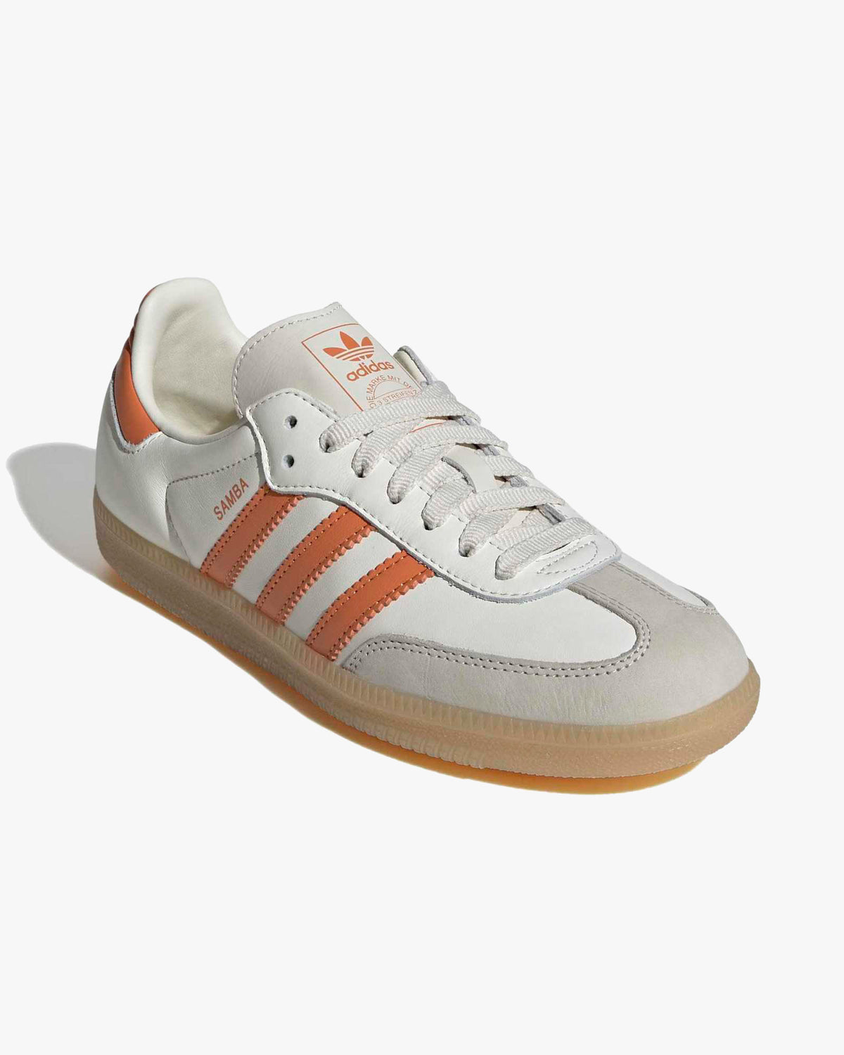 Adidas Womens Samba OG - Off White / Dusky Orange / Gum