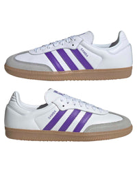 Adidas Womens Samba OG - Cloud White / Purple Rush | Adidas Originals Trainers | JEANSTORE